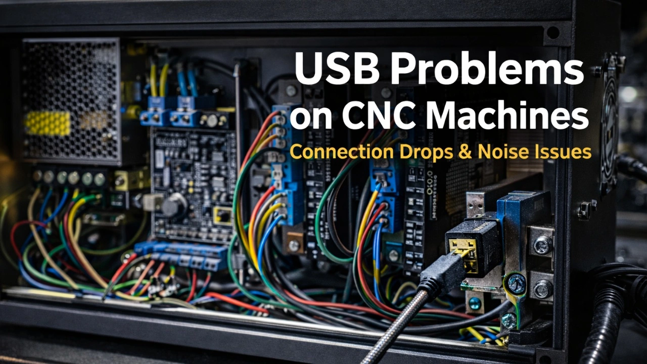 Why USB Disconnects Happen on CNC Machines — And How to Fix Them Properly